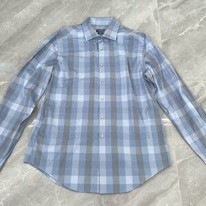 Men’s Van Heusen Flex Slim Fit Stretch Long Sleeve Button Down Dress Shirt Large